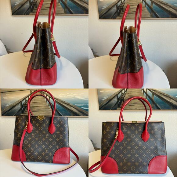 💎✨ULTRA RARE✨💎Authentic Louis Vuitton Flandrin Monogram Two-Way - Picture 6 of 9